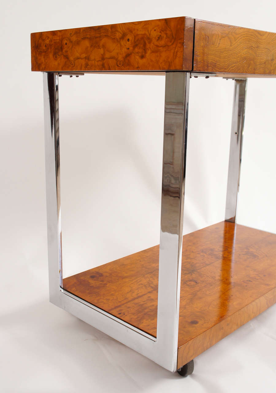 American Milo Baughman Bar/Serving Cart